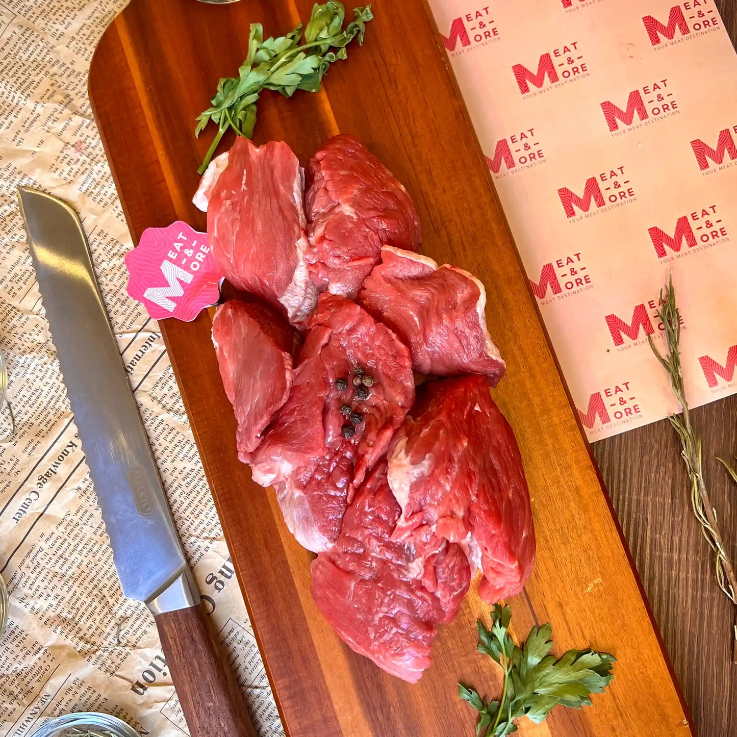 حاشي مكعبات - شراء لحوم طازجة في الرياض - أفضل ملحمة في الدمام - توصيل اللحوم الطازجة في الخبر - طلب لحوم عجل طازجة في الظهران - Meat and More -مكعبات لحم حاشي جاهزة للشوي البطيئ أو الكبسة