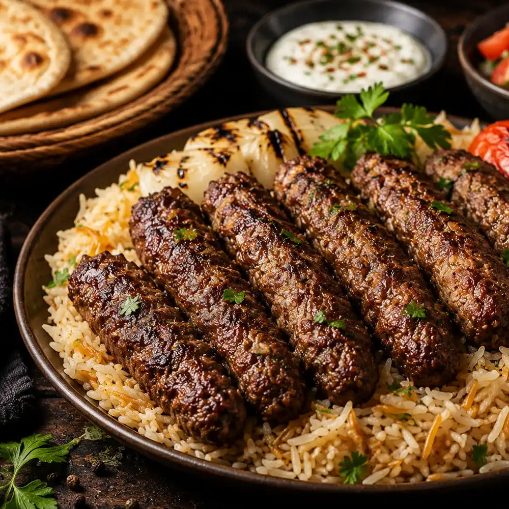 كفتة بالرز - شراء لحوم طازجة في الرياض - أفضل ملحمة في الدمام - توصيل اللحوم الطازجة في الخبر - طلب لحوم عجل طازجة في الظهران - Meat and More