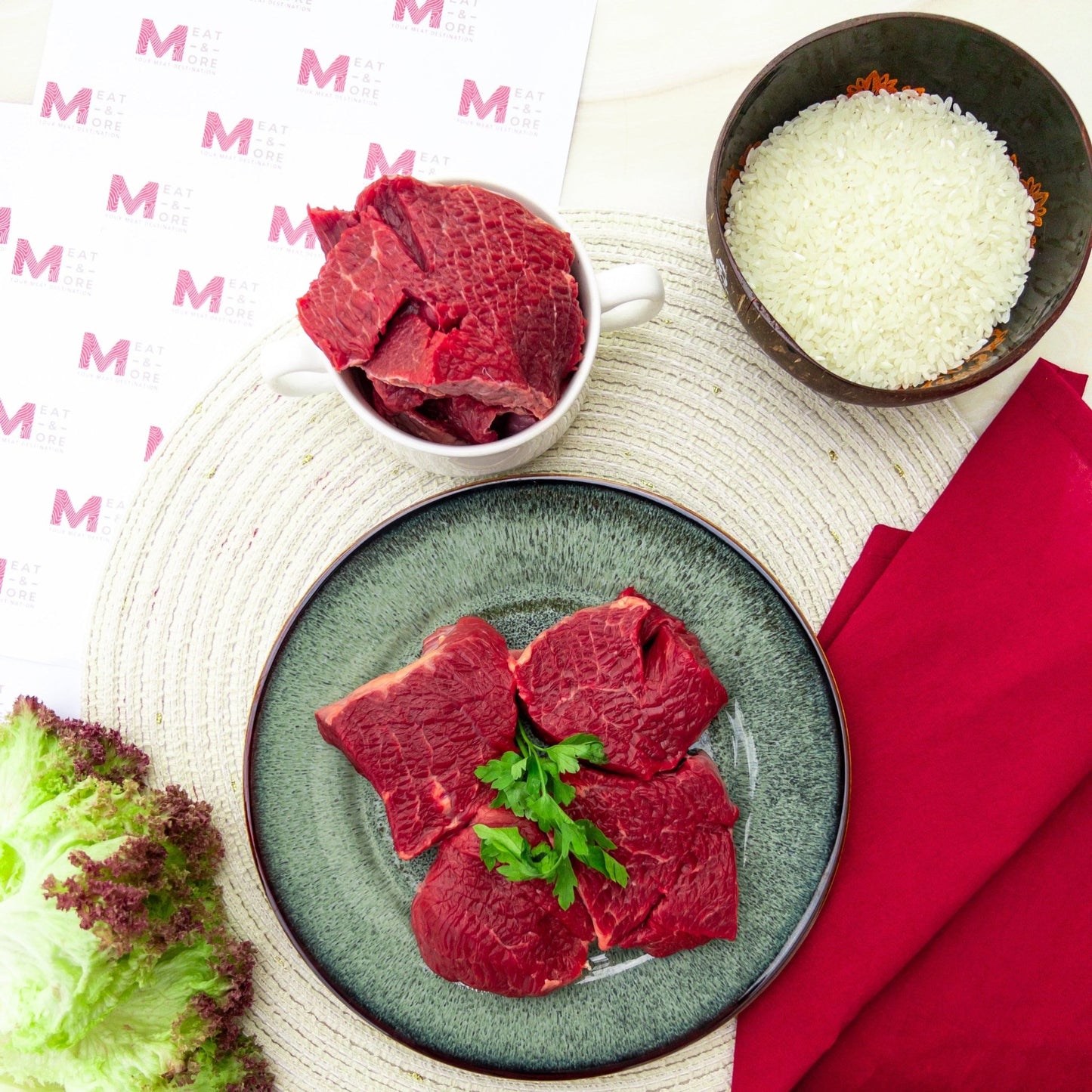 مكعبات بقري - شراء لحوم طازجة في الرياض - أفضل ملحمة في الدمام - توصيل اللحوم الطازجة في الخبر - طلب لحوم عجل طازجة في الظهران - Meat and More