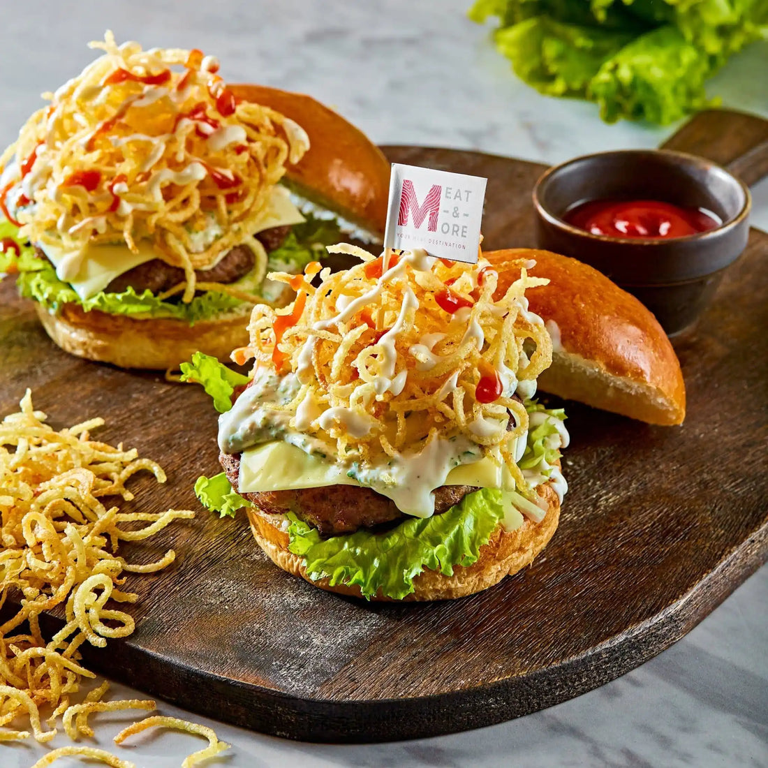 🍔 عربي جوسي برغر مع صوص العسل والمسترد