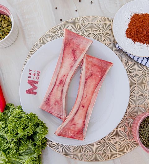 نخاع  عظم عجل طازج - شراء لحوم طازجة في الرياض - أفضل ملحمة في الدمام - توصيل اللحوم الطازجة في الخبر - طلب لحوم عجل طازجة في الظهران - Meat and More - Bone - Marrow