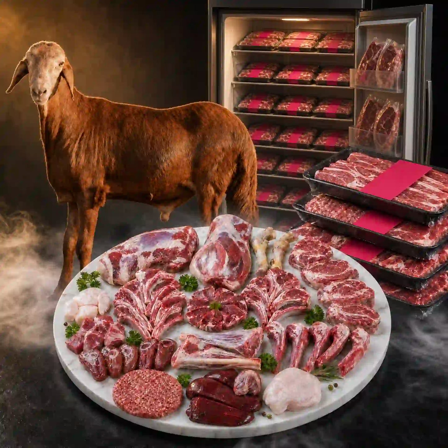 ذبيحة سواكني ثني - شراء لحوم طازجة في الرياض - أفضل ملحمة في الدمام - توصيل اللحوم الطازجة في الخبر - طلب لحوم عجل طازجة في الظهران - Meat and More
