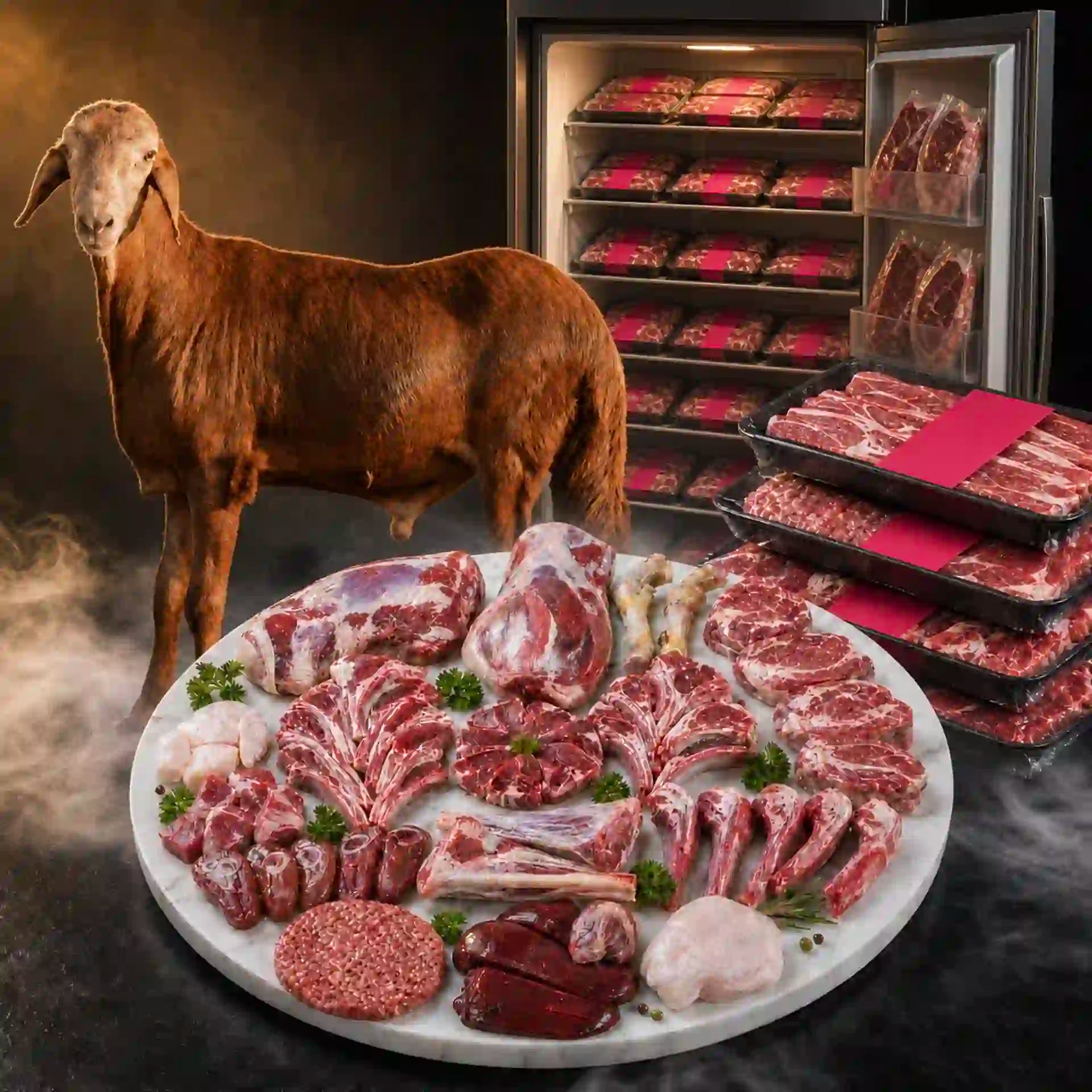 ذبيحة سواكني ثني - شراء لحوم طازجة في الرياض - أفضل ملحمة في الدمام - توصيل اللحوم الطازجة في الخبر - طلب لحوم عجل طازجة في الظهران - Meat and More