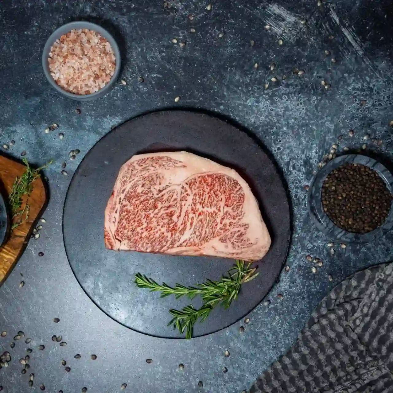 واغيو ريب آي، لحم واغيو أسترالي، لحوم فاخرة، جاك كريك، ribeye wagyu، لحم ستيك فاخر، لحوم ميت اند مور، واغيو السعودية، أفضل ستيك الرياض