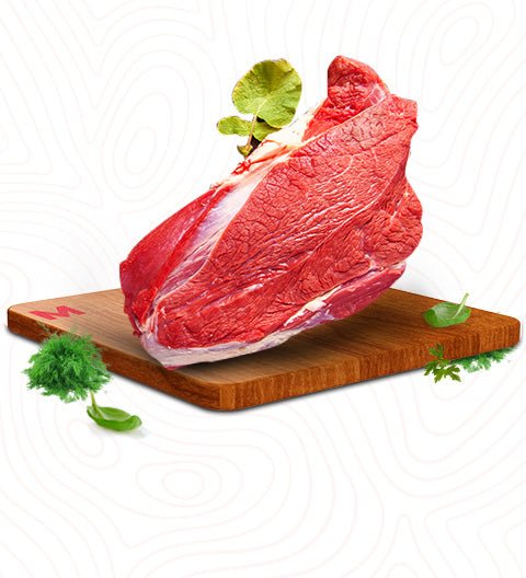 فخذ حاشي بدون عظم - شراء لحوم طازجة في الرياض - أفضل ملحمة في الدمام - توصيل اللحوم الطازجة في الخبر - طلب لحوم عجل طازجة في الظهران - Meat and More -فخذ حاشي بدون عظم من ميت اند مور – استيك للشوي أو الطهي – توصيل الرياض