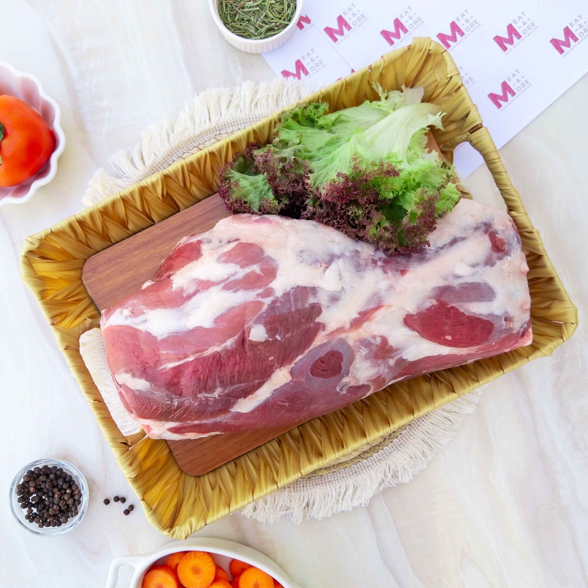 فخذ نعيمي بالعظم - شراء لحوم طازجة في الرياض - أفضل ملحمة في الدمام - توصيل اللحوم الطازجة في الخبر - طلب لحوم عجل طازجة في الظهران - Meat and More