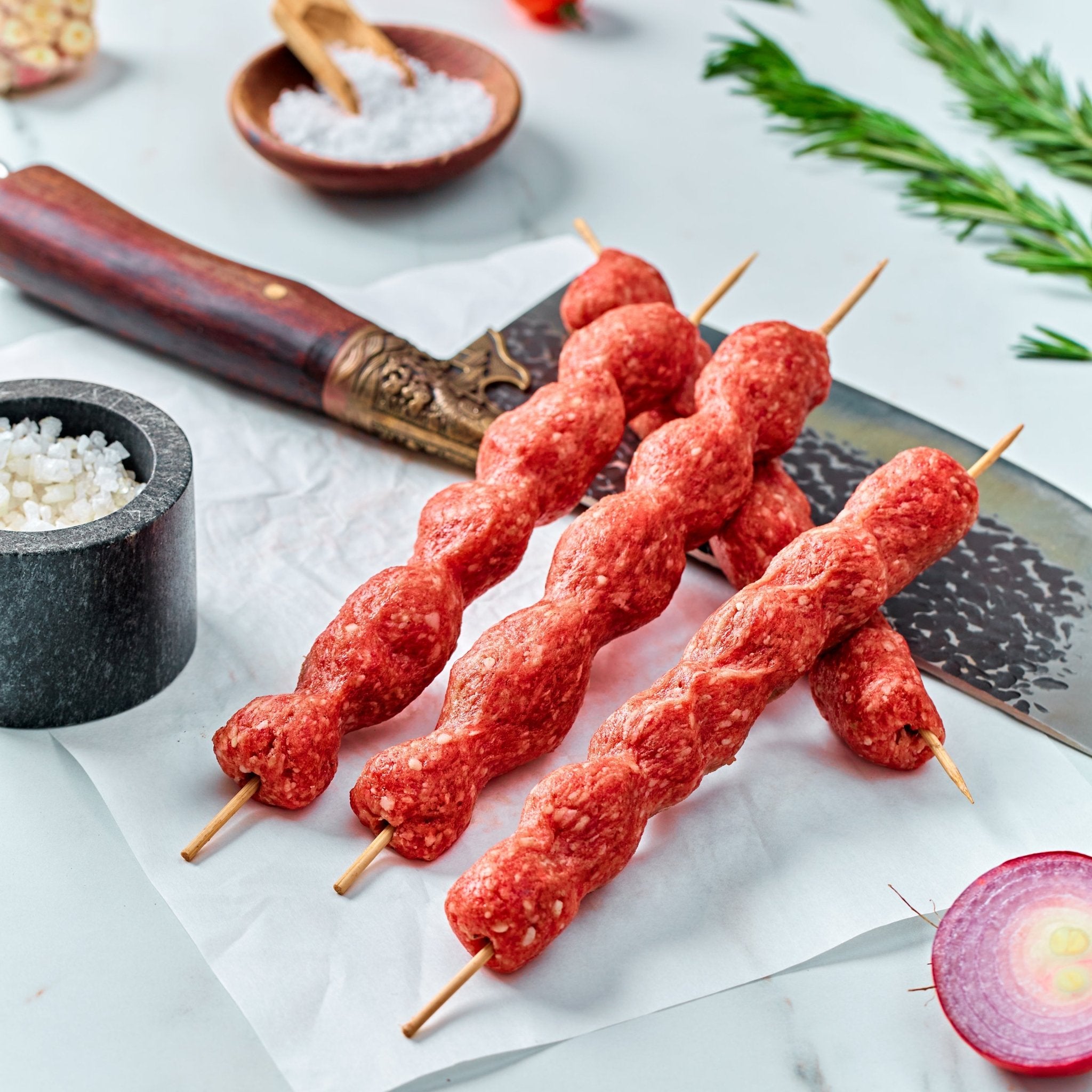 كباب بقري - شراء لحوم طازجة في الرياض - أفضل ملحمة في الدمام - توصيل اللحوم الطازجة في الخبر - طلب لحوم عجل طازجة في الظهران - Meat and More