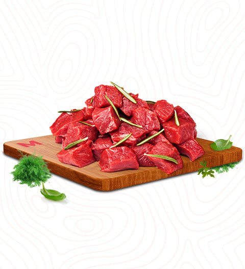 مكعبات بقري قليلة الدهن - شراء لحوم طازجة في الرياض - أفضل ملحمة في الدمام - توصيل اللحوم الطازجة في الخبر - طلب لحوم عجل طازجة في الظهران - Meat and More